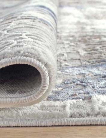 Турецкий ковер ARMINA-03857A-BLUE-BLUE-OVAL