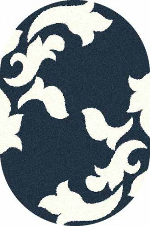 Овальный ковер PLATINUM T620 NAVY-NATURAL