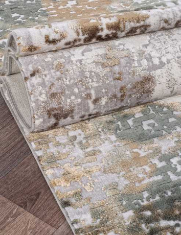 Турецкий ковер ALLURES-12104-CREAM-GREEN-STAN