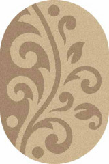 Овальный ковер PLATINUM T621 BEIGE