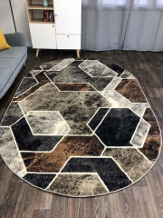 Ковёр BOSTON-D753-BEIGE-GRAY-OVAL