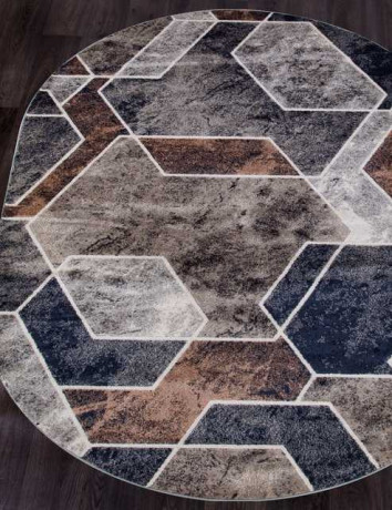 Ковёр BOSTON-D753-BEIGE-GRAY-OVAL