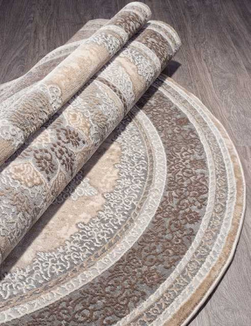 Турецкий ковер ARMINA-04037C-GREY-BROWN-OVAL