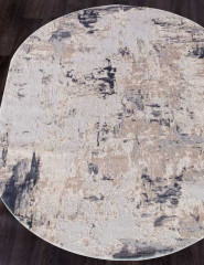 Турецкий ковер TOKIO-15456A-BEIGE-GREY-OVAL