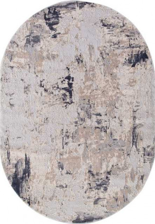 Турецкий ковер TOKIO-15456A-BEIGE-GREY-OVAL