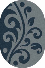 Овальный ковер PLATINUM T621 BLUE