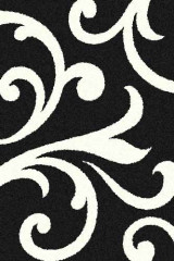 Прямоугольный ковер PLATINUM T644 BLACK-NATURAL