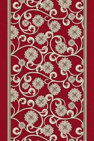 Дорожка паласная ''Шанталь Красный''