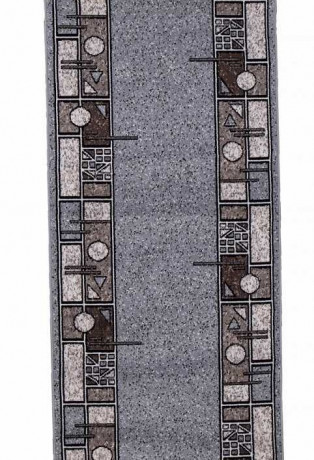 Дорожка ковровая (тканная) Diana 4 серый