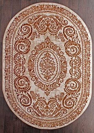 Турецкий ковер STYLE-N5337-075-GOLD-OVAL