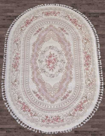 Турецкий ковер HUNKAR-7910-PINK-PINK-OVAL