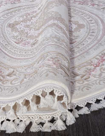 Турецкий ковер HUNKAR-7910-PINK-PINK-OVAL