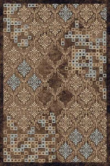 Ковёр SIERRA D712-BROWN-BLUE