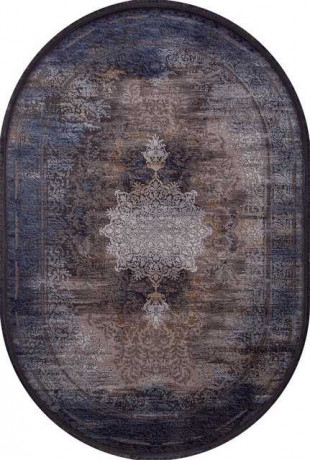 Иранский ковер NOYAN-7312-GRAY-OVAL