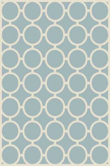 Ковёр SIERRA D713-BLUE-CREAM