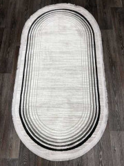 Турецкий ковер DOKU-8981A-CREAM-BEIGE-OVAL