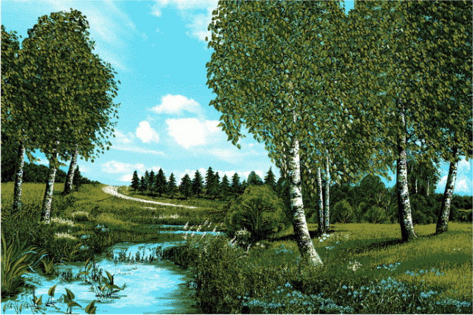 Ковер родные просторы №2