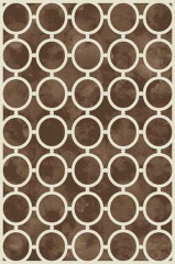 Ковёр SIERRA D713-BROWN-CREAM