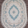 Турецкий ковер HUNKAR-7921-BLUE-BLUE-OVAL