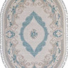 Турецкий ковер HUNKAR-7921-BLUE-BLUE-OVAL