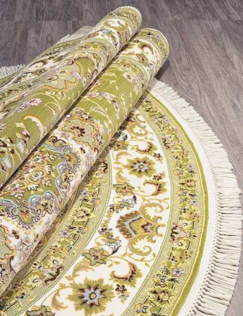 Ковёр ARAVIA-D158-GREEN-OVAL