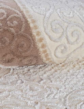 Турецкий ковер HUNKAR-7921-BROWN-BROWN-OVAL