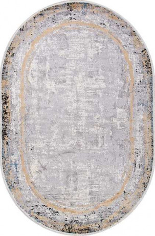 Турецкий ковер ERVA-18126-GOLD-GRAY-OVAL