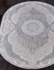 Турецкий ковер ARMINA-03880A-BLUE-BLUE-OVAL