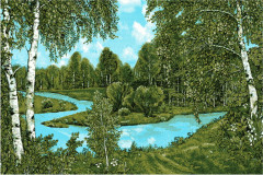 Ковер родные просторы №6