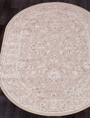 Турецкий ковер TOKIO-17483A-D-BEIGE-L-BEIGE-OVAL