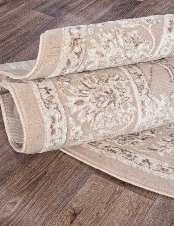 Турецкий ковер TOKIO-17483A-D-BEIGE-L-BEIGE-OVAL