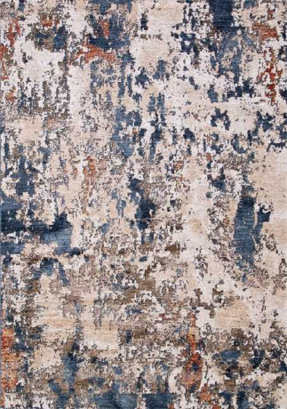 Турецкий ковер ZEUS-B2091A-IVORY-D-BLUE-STAN