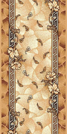 Дорожка ковровая (тканная) Diana 6 бежевый