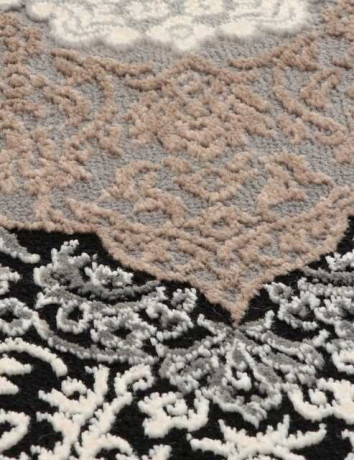 Турецкий ковер ARMINA-03914S-BLACK-BLACK-OVAL