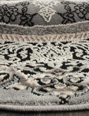 Турецкий ковер ARMINA-03914S-BLACK-BLACK-OVAL