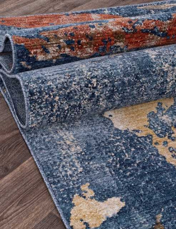 Турецкий ковер ZEUS-B3518A-BLUE-D-BLUE-STAN