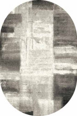 Овальный ковер PLATINUM T622 GRAY