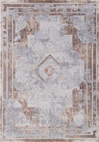 Турецкий ковер TOKIO-17495A-GREY-BEIGE-STAN