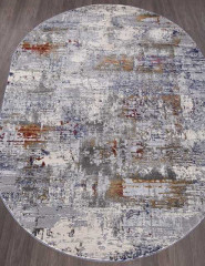 Турецкий ковер MARDAN-5038A-COKEN-D-GREY-BLUE-OVAL