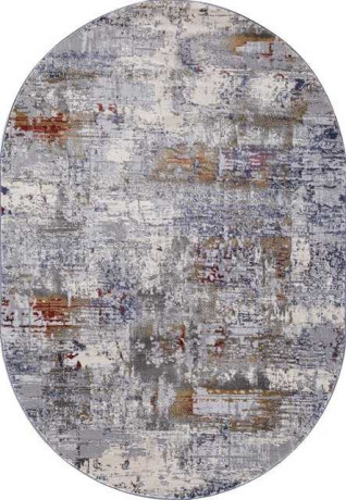 Турецкий ковер MARDAN-5038A-COKEN-D-GREY-BLUE-OVAL