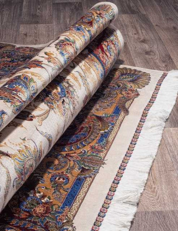 Иранский ковер QUM-602-CREAM-STAN