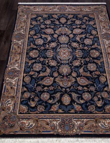 Иранский ковер QUM-602-NAVY-STAN