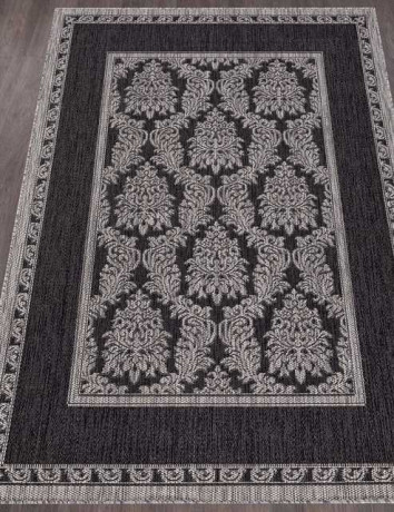 Ковёр VEGAS-S001-BLACK-GRAY-STAN