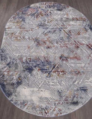 Турецкий ковер MARDAN-5040A-COKEN-D-GREY-BLUE-OVAL