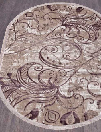 Турецкий ковер REGINA-O0273-050-PURPLE-OVAL