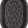 Ковёр VEGAS-S001-BLACK-OVAL