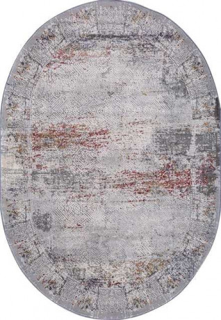 Турецкий ковер MARDAN-5044A-COKEN-D-GREY-BLUE-OVAL