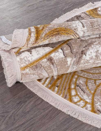 Турецкий ковер REGINA-O0273-075-GOLD-OVAL